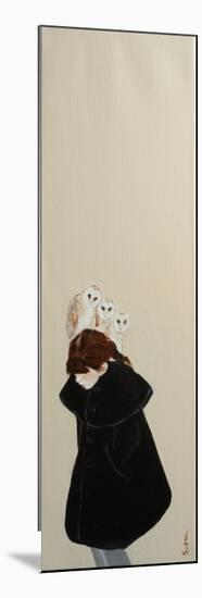 redhead with Owls, 2016-Susan Adams-Mounted Giclee Print