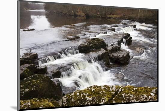 Redmire Force on the River Ure-Mark Sunderland-Mounted Photographic Print