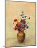 Redon Still Life I-Odilon Redon-Mounted Art Print