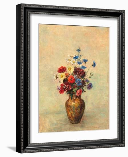 Redon Still Life I-Odilon Redon-Framed Art Print