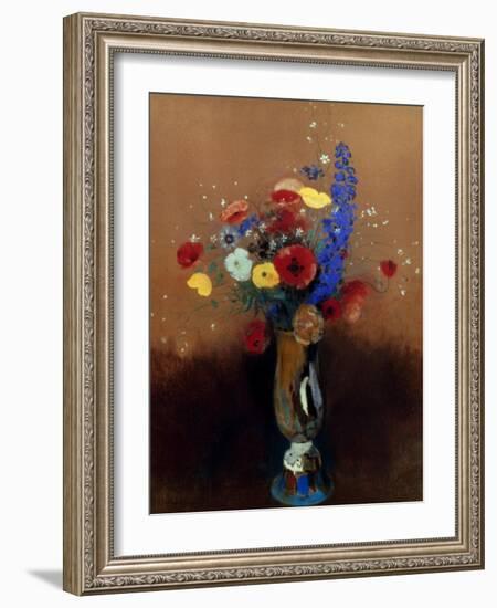 Redon: Wild Flowers, C1912-Odilon Redon-Framed Giclee Print