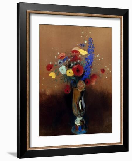 Redon: Wild Flowers, C1912-Odilon Redon-Framed Giclee Print