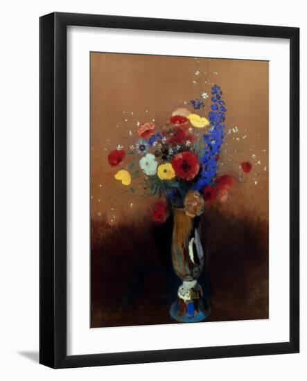 Redon: Wild Flowers, C1912-Odilon Redon-Framed Giclee Print