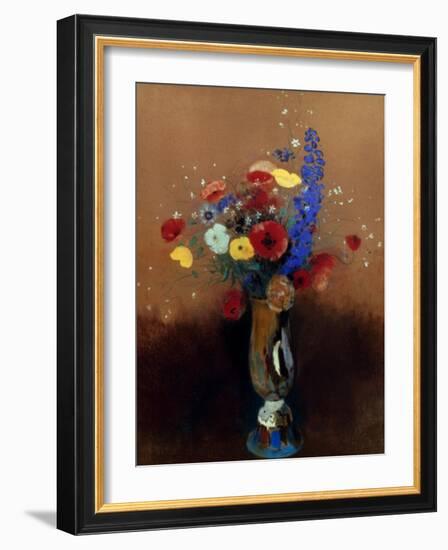 Redon: Wild Flowers, C1912-Odilon Redon-Framed Giclee Print