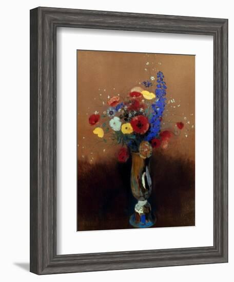 Redon: Wild Flowers, C1912-Odilon Redon-Framed Giclee Print