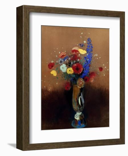 Redon: Wild Flowers, C1912-Odilon Redon-Framed Giclee Print