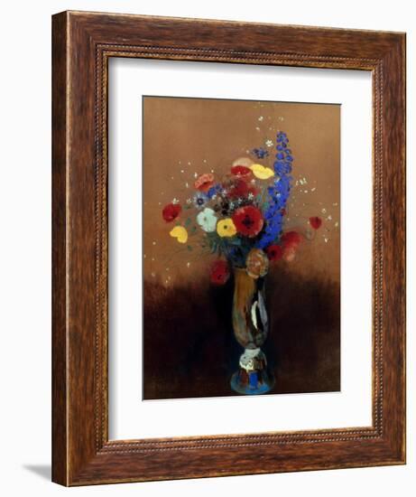 Redon: Wild Flowers, C1912-Odilon Redon-Framed Giclee Print