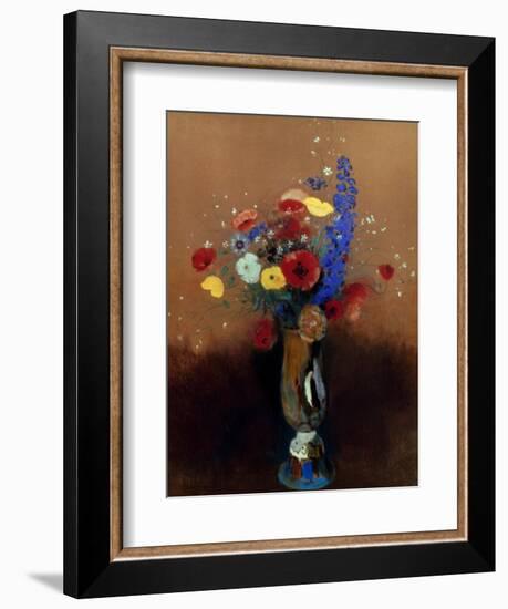 Redon: Wild Flowers, C1912-Odilon Redon-Framed Giclee Print