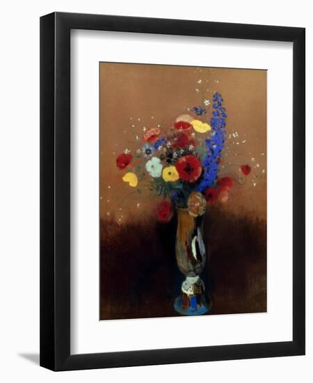 Redon: Wild Flowers, C1912-Odilon Redon-Framed Giclee Print