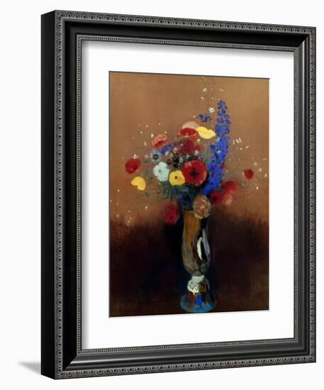 Redon: Wild Flowers, C1912-Odilon Redon-Framed Giclee Print