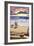 Redondo Beach, California - Sunset Beach Scene-Lantern Press-Framed Art Print