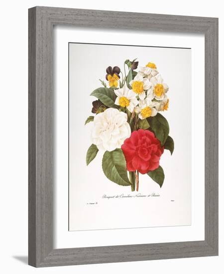 Redoute: Bouquet, 1833-Pierre-Joseph Redouté-Framed Giclee Print