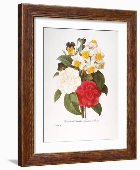 Redoute: Bouquet, 1833-Pierre-Joseph Redouté-Framed Giclee Print