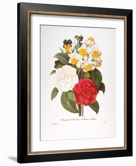Redoute: Bouquet, 1833-Pierre-Joseph Redouté-Framed Giclee Print
