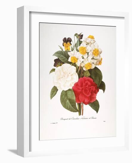 Redoute: Bouquet, 1833-Pierre-Joseph Redouté-Framed Giclee Print