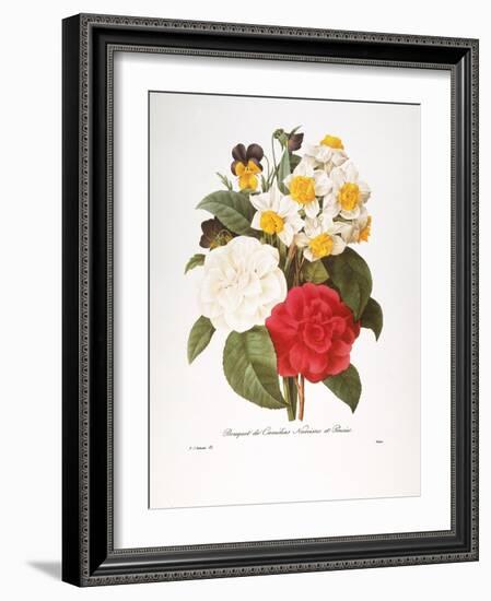 Redoute: Bouquet, 1833-Pierre-Joseph Redouté-Framed Giclee Print