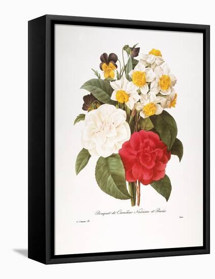 Redoute: Bouquet, 1833-Pierre-Joseph Redouté-Framed Premier Image Canvas