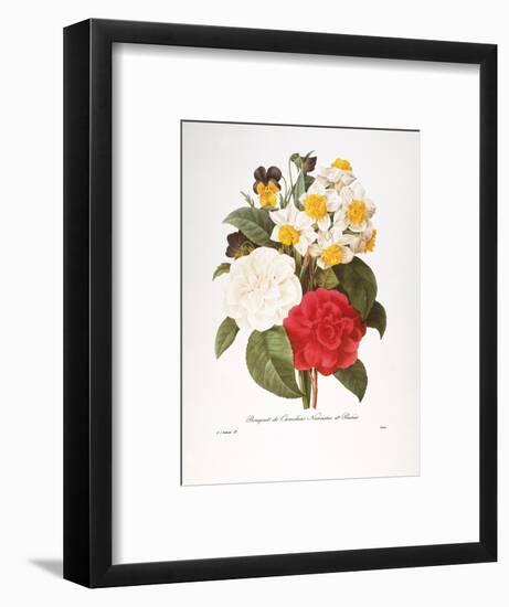 Redoute: Bouquet, 1833-Pierre-Joseph Redouté-Framed Premium Giclee Print