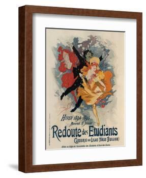 Redoute Des Etudiants-Jules Chéret-Framed Art Print