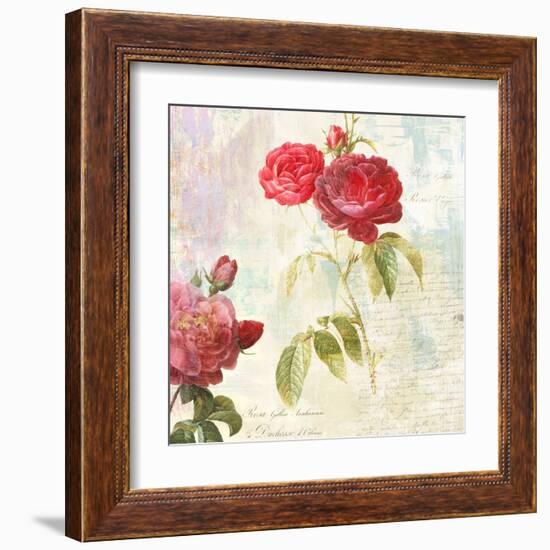Redoute's Roses 2.0 II-Eric Chestier-Framed Giclee Print