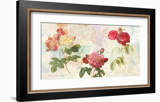 Redoute's Roses 2.0-Eric Chestier-Framed Giclee Print