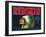 Redskin Apple Label - Yakima, WA-Lantern Press-Framed Art Print