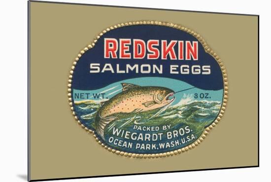Redskin Salmon Eggs-null-Mounted Art Print