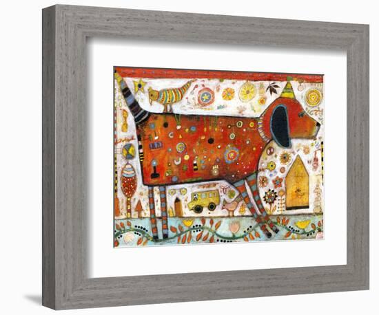 Redvine-Jill Mayberg-Framed Giclee Print