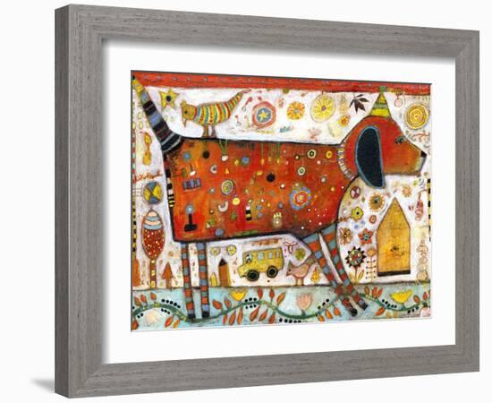 Redvine-Jill Mayberg-Framed Giclee Print