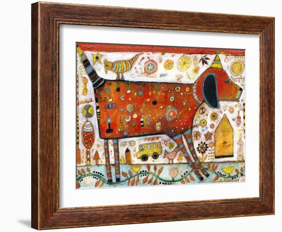 Redvine-Jill Mayberg-Framed Giclee Print