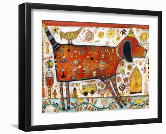 Redvine-Jill Mayberg-Framed Giclee Print