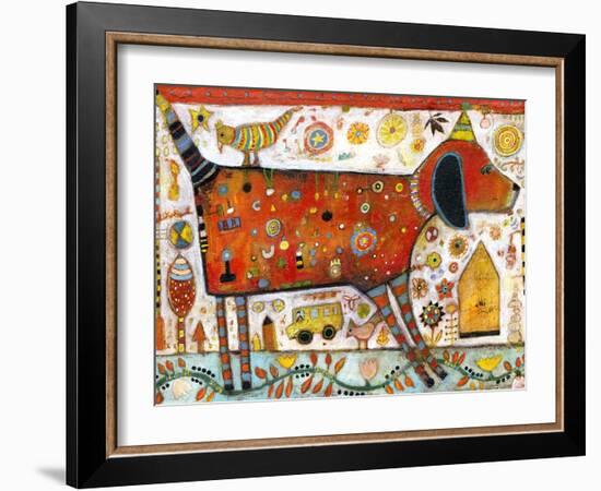 Redvine-Jill Mayberg-Framed Giclee Print