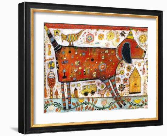 Redvine-Jill Mayberg-Framed Giclee Print