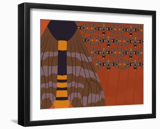 Redwood Bees-Belen Mena-Framed Giclee Print