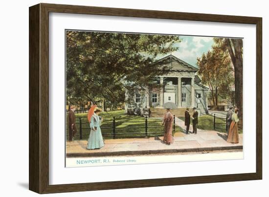 Redwood Library, Newport, Rhode Island-null-Framed Art Print