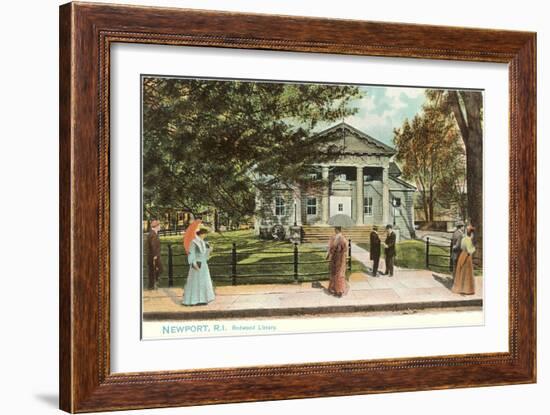 Redwood Library, Newport, Rhode Island-null-Framed Art Print