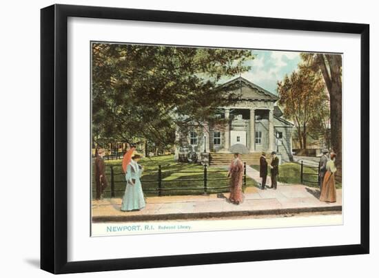 Redwood Library, Newport, Rhode Island-null-Framed Art Print