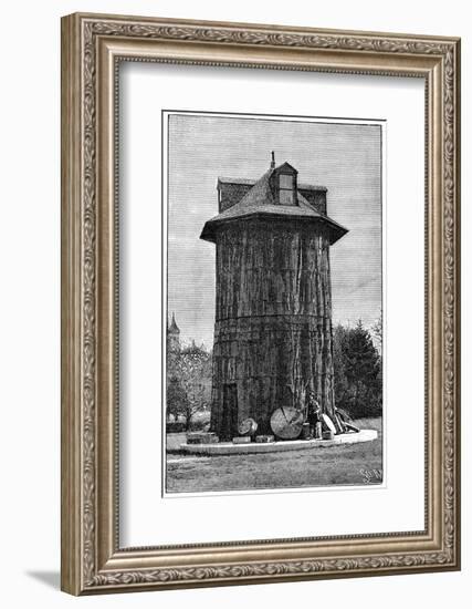 Redwood Tree House, 19th Century-Science Photo Library-Framed Photographic Print