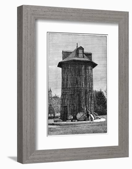 Redwood Tree House, 19th Century-Science Photo Library-Framed Photographic Print