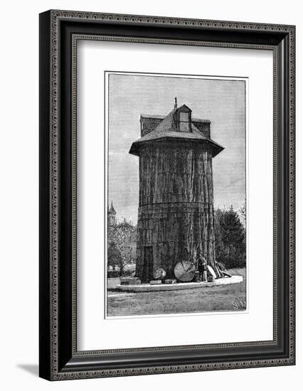 Redwood Tree House, 19th Century-Science Photo Library-Framed Photographic Print