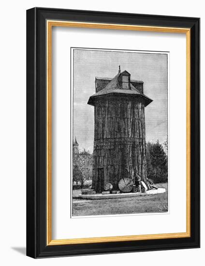 Redwood Tree House, 19th Century-Science Photo Library-Framed Photographic Print