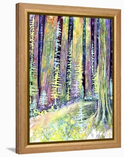 Redwoods Road Trip-Michelle Faber-Framed Premier Image Canvas