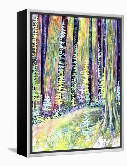 Redwoods Road Trip-Michelle Faber-Framed Premier Image Canvas