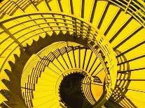 View from Above of Spiral Staircase-Reed Kaestner-Photographic Print
