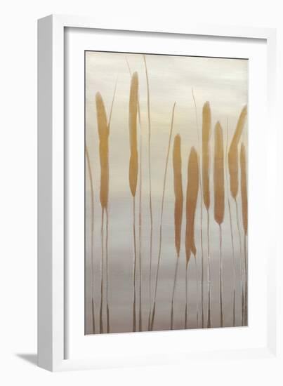 Reeds and Leaves I-Jennifer Goldberger-Framed Premium Giclee Print