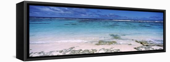 Reef, Rarotonga, Cook Islands, New Zealand-null-Framed Stretched Canvas