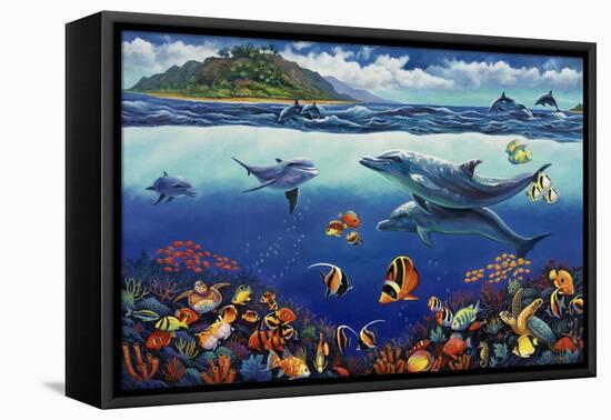 Reef Serenade-John Zaccheo-Framed Premier Image Canvas