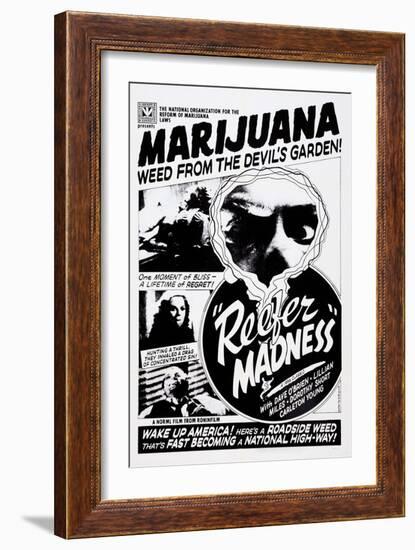 Reefer Madness, Dorothy Short, Kenneth Craig, 1936-null-Framed Art Print