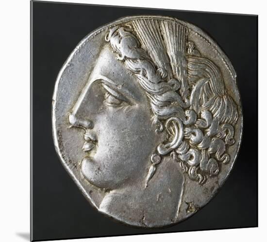 Reek Tristater Struck In Carthage In 260 Depicting Persephone Recto Greek Coins Giclee Print By Art Com