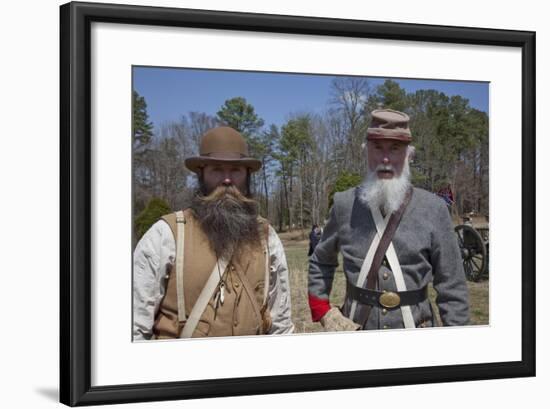 Reenactment Of Civil War Siege-Carol Highsmith-Framed Art Print